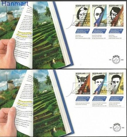 Znaczek Holandia 2012 Mi 3016-3021 FDC