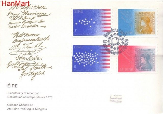 Znaczek Irlandia 1976 FDC