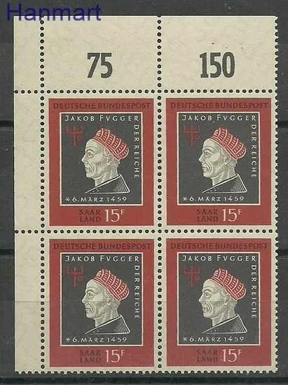 Znaczek Saara 1959 Mi 445 Czyste **