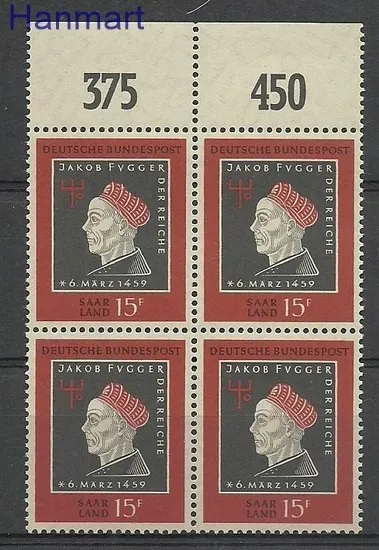 Znaczek Saara 1959 Mi 445 Czyste **