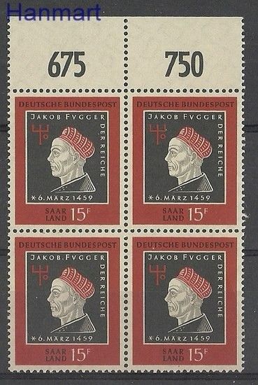 Znaczek Saara 1959 Mi 445 Czyste **