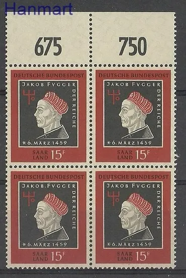 Znaczek Saara 1959 Mi 445 Czyste **