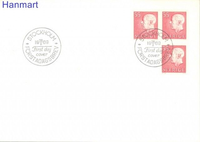 Znaczek Szwecja 1969 Mi 631 FDC