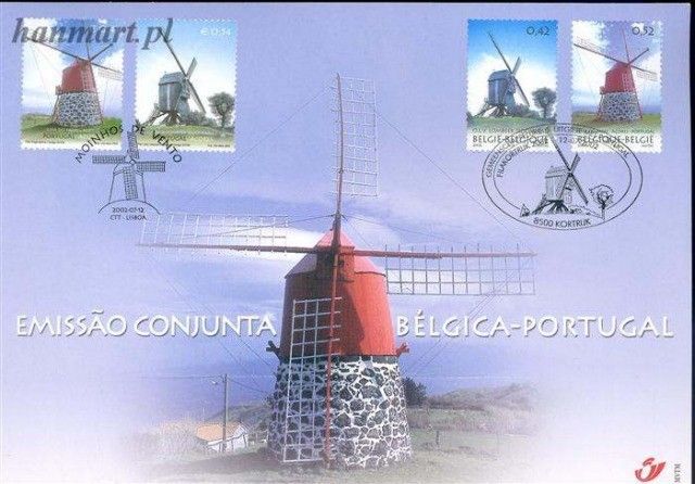 Znaczek Belgia 2002 Mi 3141-3142 Stemplowane