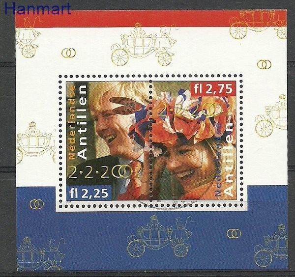Znaczek Antyle Holenderskie 2002 Mi bl55 Stemplowane