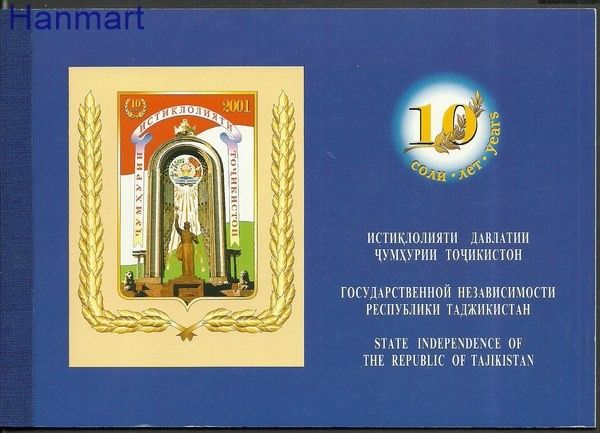 Znaczek Tadżykistan 2001 Mi mh189-193 Czyste **