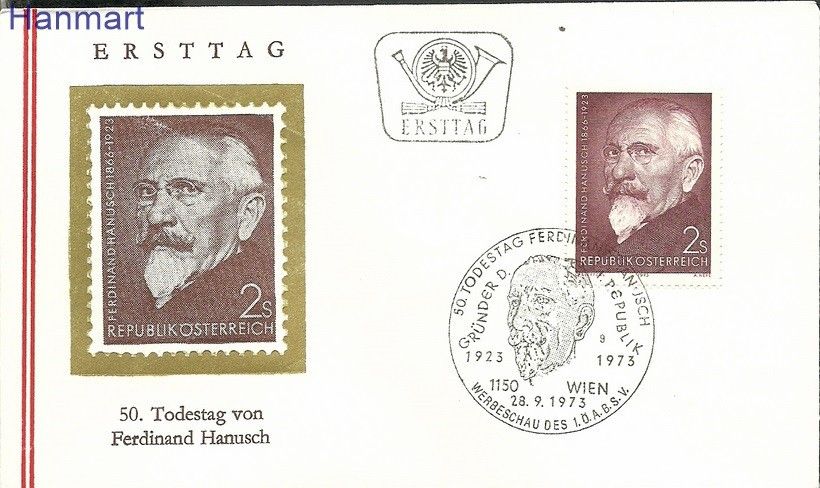 Znaczek Austria 1973 Mi 1425b FDC