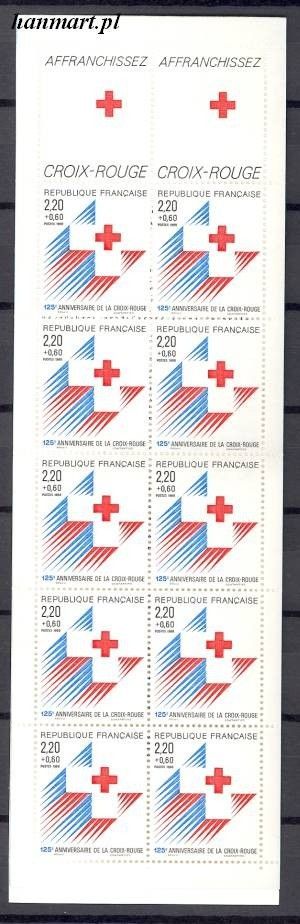 Znaczek Francja 1988 Mi mh 14 Czyste **