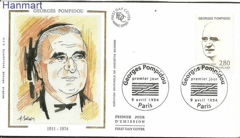 Znaczek Francja 1994 Mi S3018 FDC