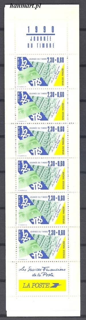 Znaczek Francja 1990 Mi mh 18 Czyste **