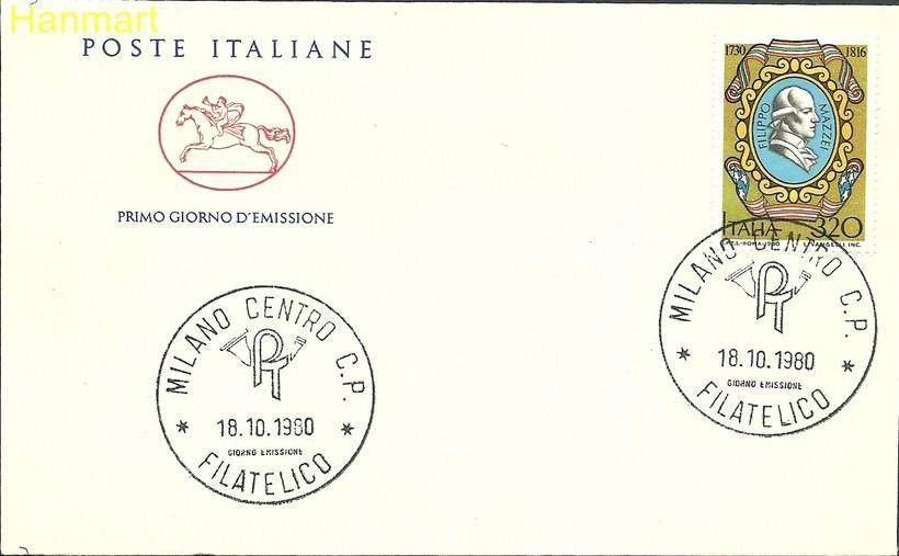 Znaczek Włochy 1980 Mi 1732 FDC