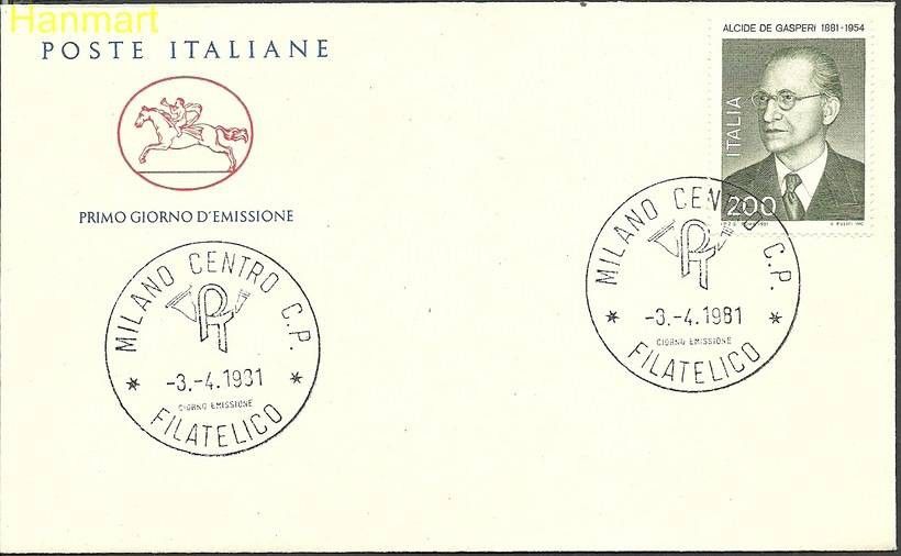 Znaczek Włochy 1981 Mi 1743 FDC