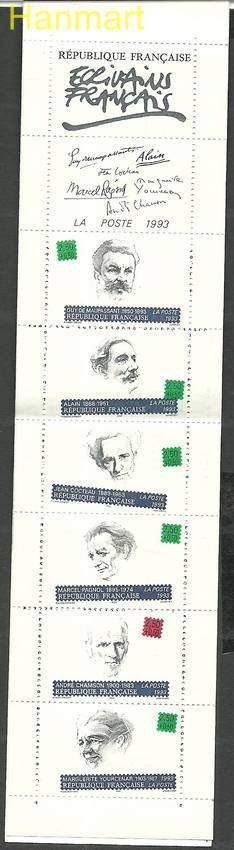Znaczek Francja 1993 Mi mh 31 Czyste **