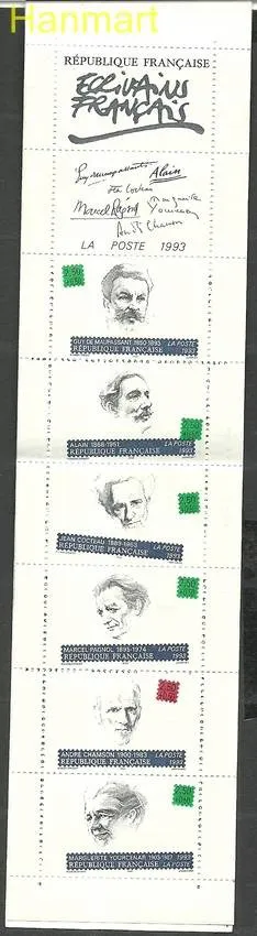 Znaczek Francja 1993 Mi mh 31 Czyste **