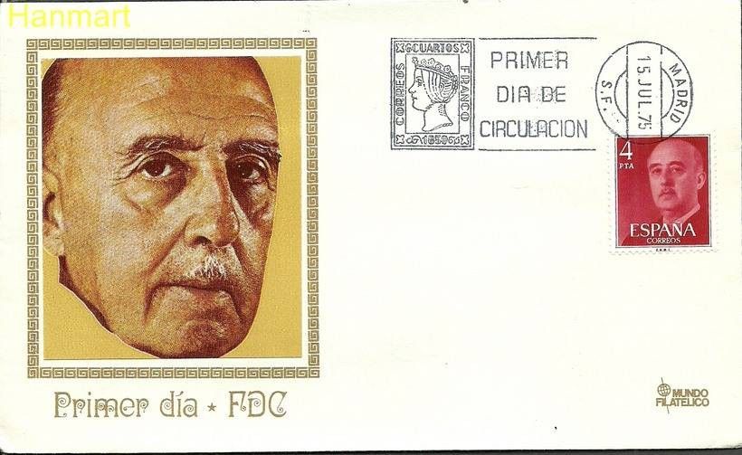 Hiszpania 1975 Mi 2174 FDC