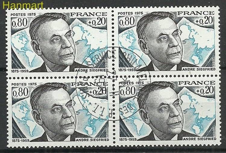 Znaczek Francja 1975 Mi vie1940 Stemplowane