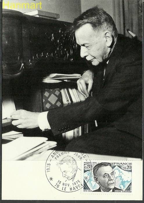 Znaczek Francja 1975 Mi 1940a Karta Max