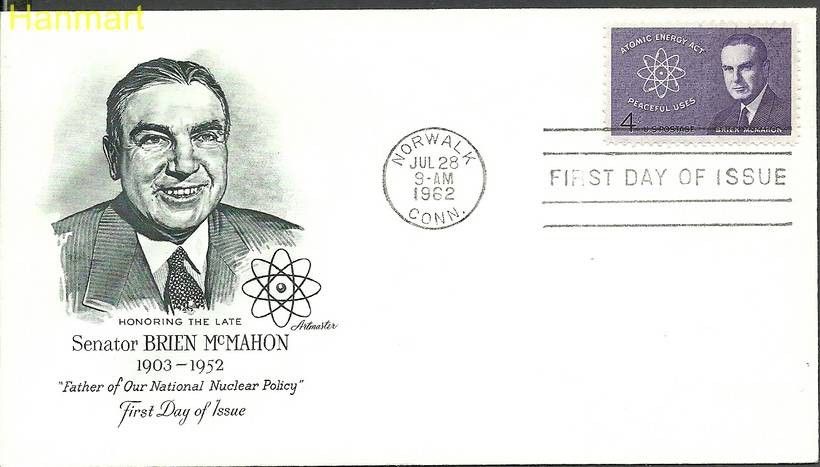 Znaczek USA 1962 Mi 830 FDC