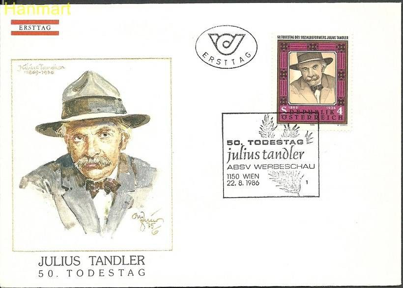 Znaczek Austria 1986 Mi 1856 FDC