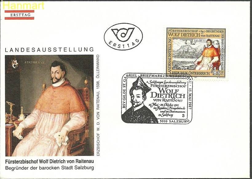 Znaczek Austria 1987 Mi 1884 FDC