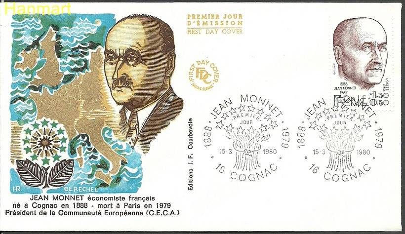 Znaczek Francja 1980 Mi 2198 FDC