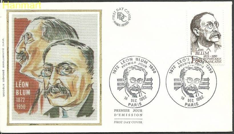 Znaczek Francja 1982 Mi 2373 FDC