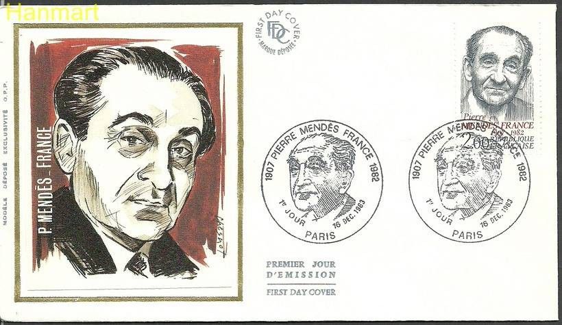 Znaczek Francja 1983 Mi 2423 FDC