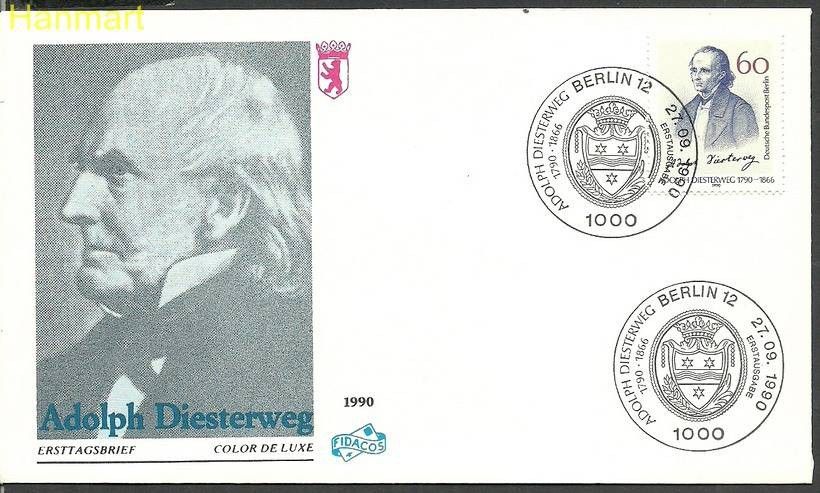 Znaczek Berlin Niemcy 1990 Mi 879 FDC