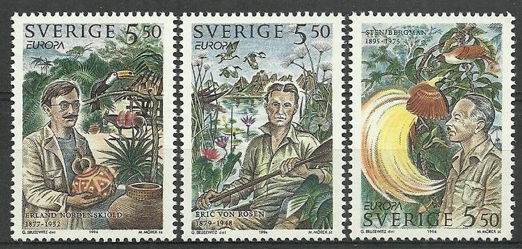 Znaczek Szwecja 1994 Mi 1840-1842 Czyste **