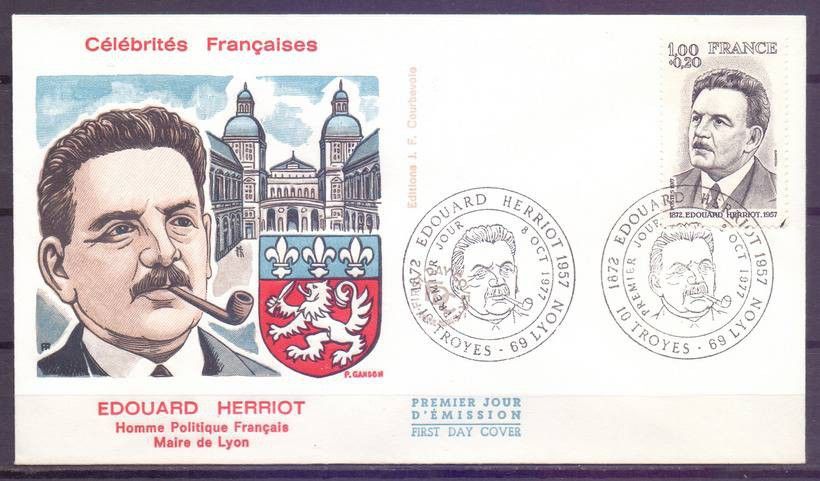Znaczek Francja 1977 Mi 2049 FDC