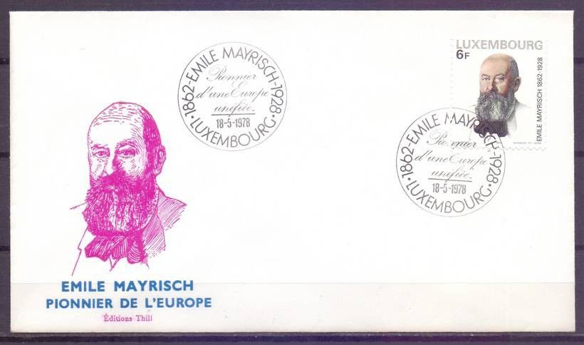 Znaczek Luksemburg 1978 Mi 971 FDC