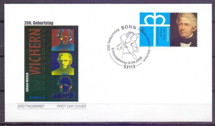 Znaczek Niemcy 2008 Mi 2657 FDC