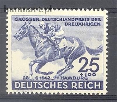 Znaczek Deutsches Reich / III Rzesza 1942 Mi 814 Czyste **