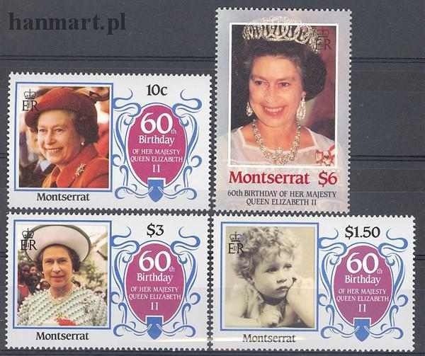 Znaczek Montserrat 1986 Mi 617-620 Czyste **