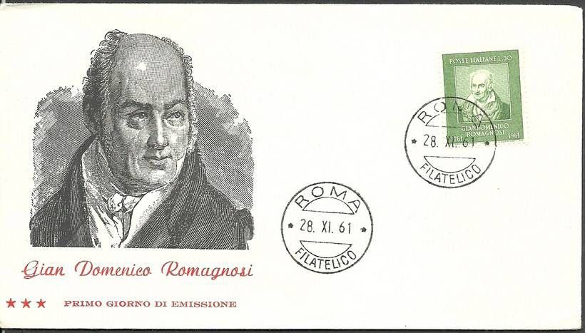 Znaczek Włochy 1961 Mi 1115 FDC