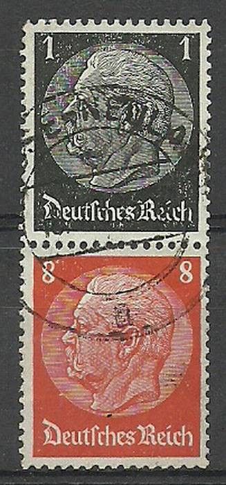 Znaczek Deutsches Reich / III Rzesza 1934 Mi 512+517 Stemplowane