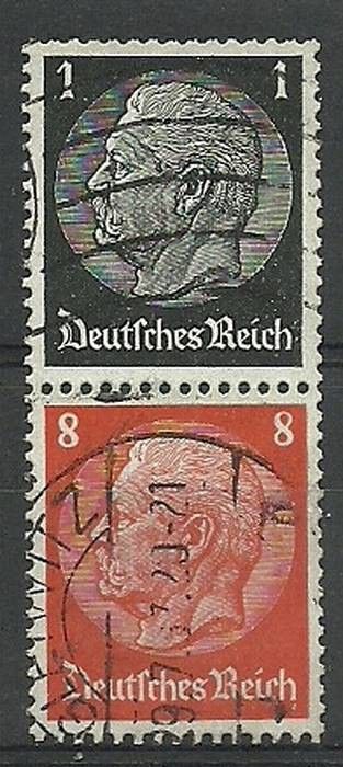 Znaczek Deutsches Reich / III Rzesza 1933 Mi 512+519 Stemplowane