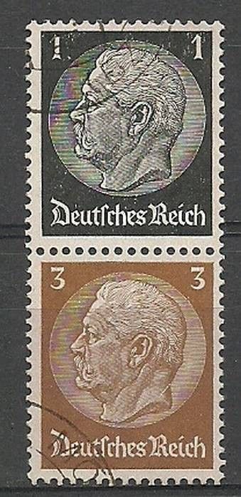 Znaczek Deutsches Reich / III Rzesza 1933 Mi 512-513 Stemplowane