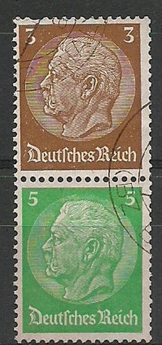 Znaczek Deutsches Reich / III Rzesza 1934 Mi 513+515 Stemplowane