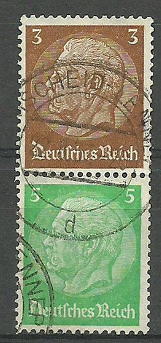 Znaczek Deutsches Reich / III Rzesza 1934 Mi 513+515 Stemplowane