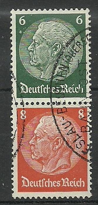 Znaczek Deutsches Reich / III Rzesza 1934 Mi 516+517 Stemplowane