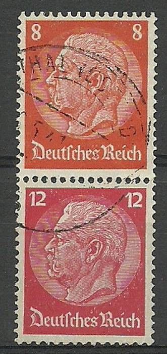 Znaczek Deutsches Reich / III Rzesza 1934 Mi 517+519 Stemplowane