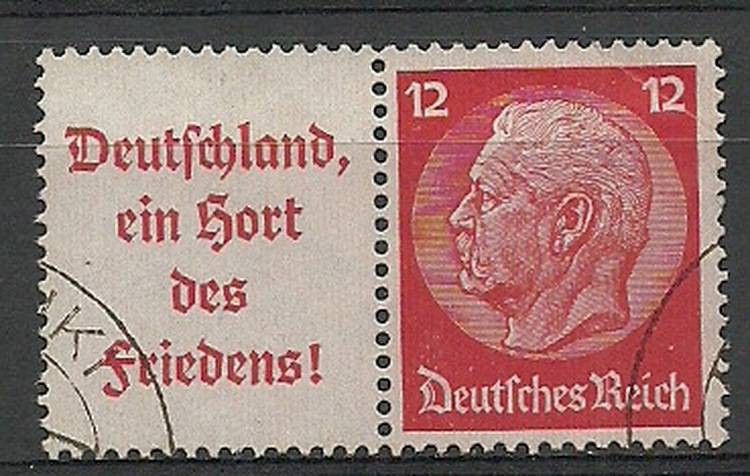 Znaczek Deutsches Reich / III Rzesza 1934 Mi zf 519 Stemplowane