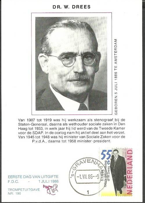 Znaczek Holandia 1986 Mi 1299 Karta Max