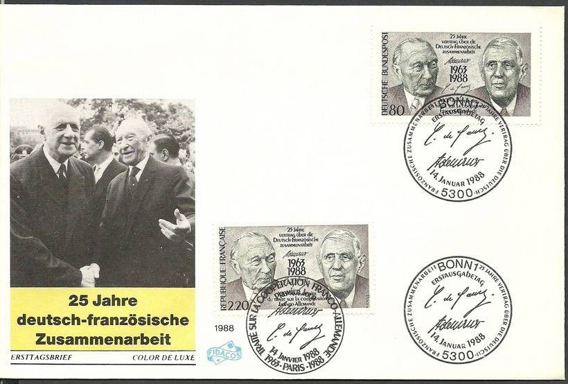 Znaczek Niemcy 1988 Mi 1351 FDC