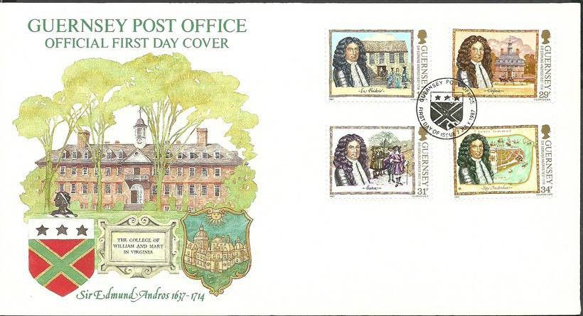 Znaczek Guernsey 1987 Mi 393-396 FDC