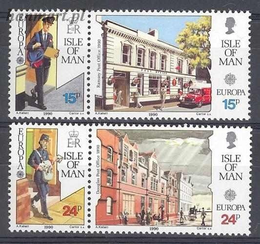 Znaczek Wyspa Man 1990 Mi 427-430 Czyste **