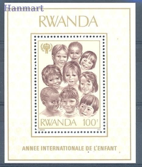 Znaczek Rwanda 1979 Mi bl 86 Czyste **