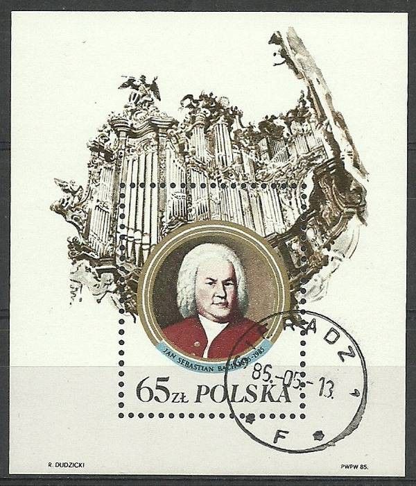 Polska 1985 Mi bl 97I Fi bl 127I Stemplowane