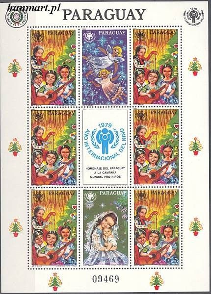 Znaczek Paragwaj 1981 Mi ark 3473 Czyste **